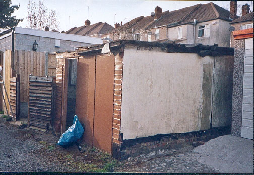 The old garage.